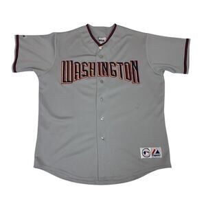 Vintage Majestic Washington Nationals MLB Baseball Jersey Men's 25.25x31.5